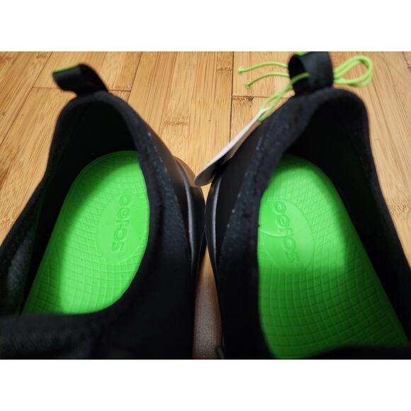 NWB Oofos OOmg Sport LS Low Shoes Black Lace Up Athletic Comfort Walking Men’s 9 main image 9